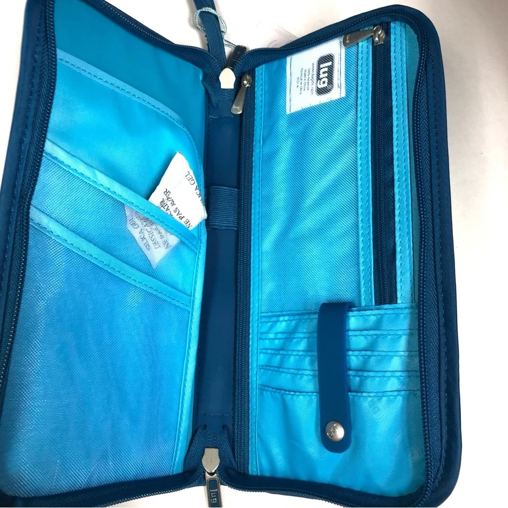 LUG Tango Quilted Travel Wallet Ocean Blue - Picture 3 of 8